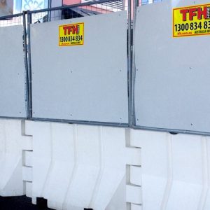 water barrier hoarding extensions