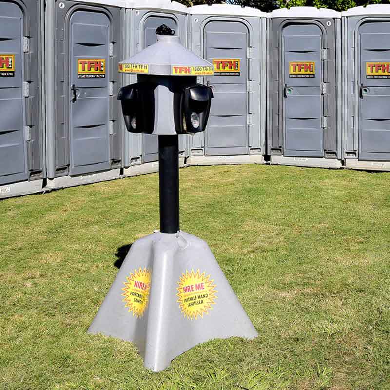 Hand Sanitiser with Toilets