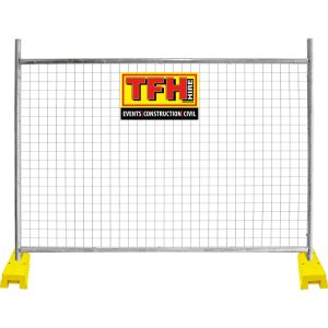 Temporary Mesh Fence