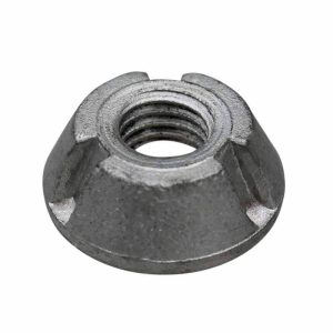 Temporary fencing lock nuts