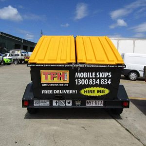 mobile skip bin